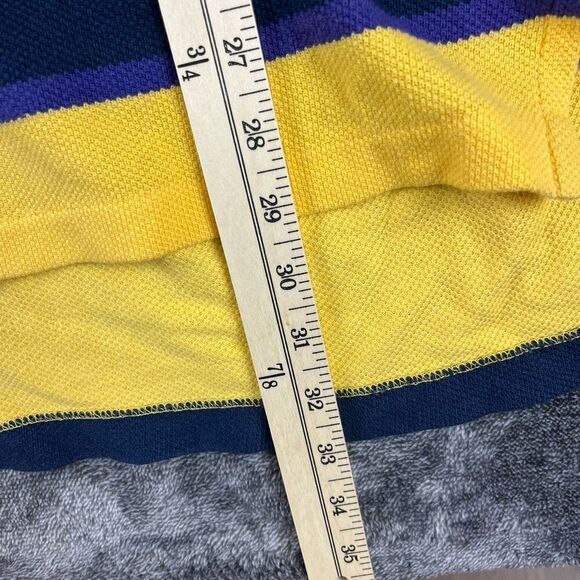 Vtg Polo Ralph Lauren Rugby Knitted Striped Colorblock Polo M Long Sleeve - Picture 8 of 12